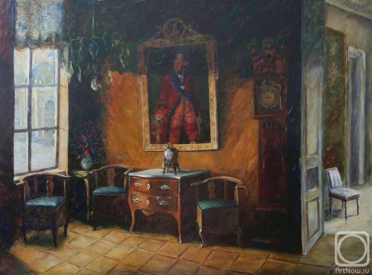 Chepkasova Tatiana. The interior of the cabinet in Kuskovo Manor