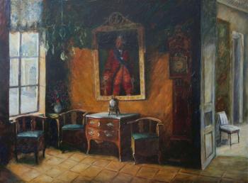 The interior of the cabinet in Kuskovo Manor. Chepkasova Tatiana