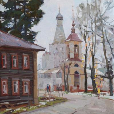 Morning on Sadovaya Street. Pereslavl-Zalessky