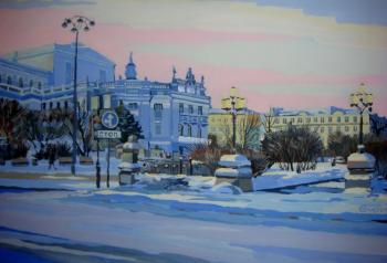 The Opera House in the winter. Sergeev Andrey