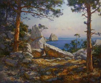 Sviridov Sergey Alekseevich. View in Simeiza. Crimea