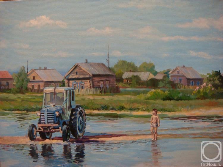 Sergeev Andrey. With the tractor race