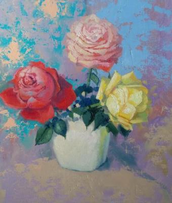 Three Colors of Roses (etude)