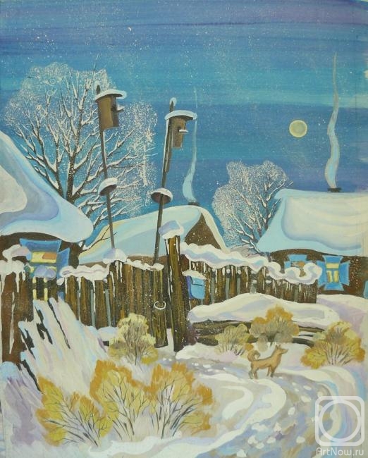 Sannikova Vera. Winter twilight