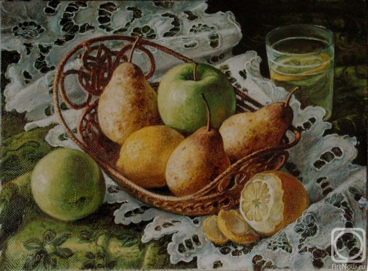 Shumakova Elena. Pears and apples