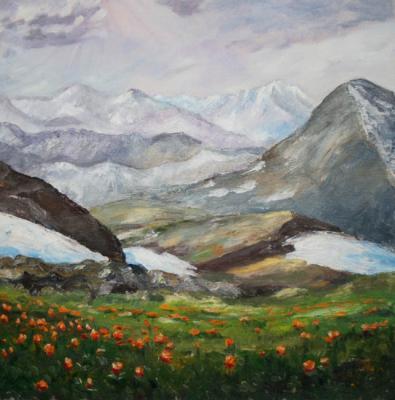 Spring in the Sayan Mountains. Shvedov Sergei