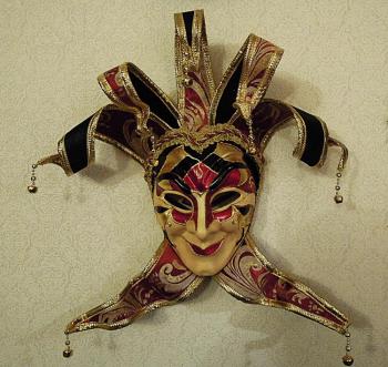 Venetian mask "Joker". Lutsenko Olga