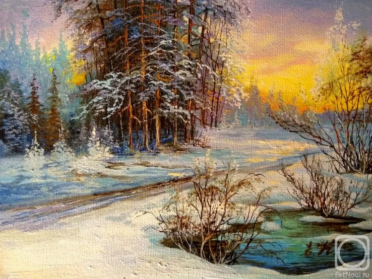 Korableva Elena. Winter road