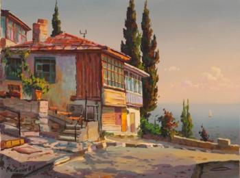 Картина «Домик с видом на море»
