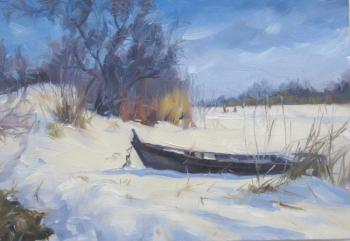 Study with a boat. Voronov Vladimir