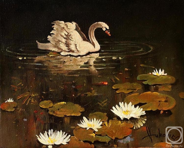 Vukovic Dusan. lonely swan