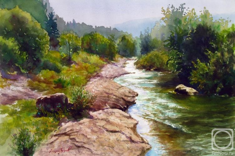 Pohomov Vasilii. Mountain River