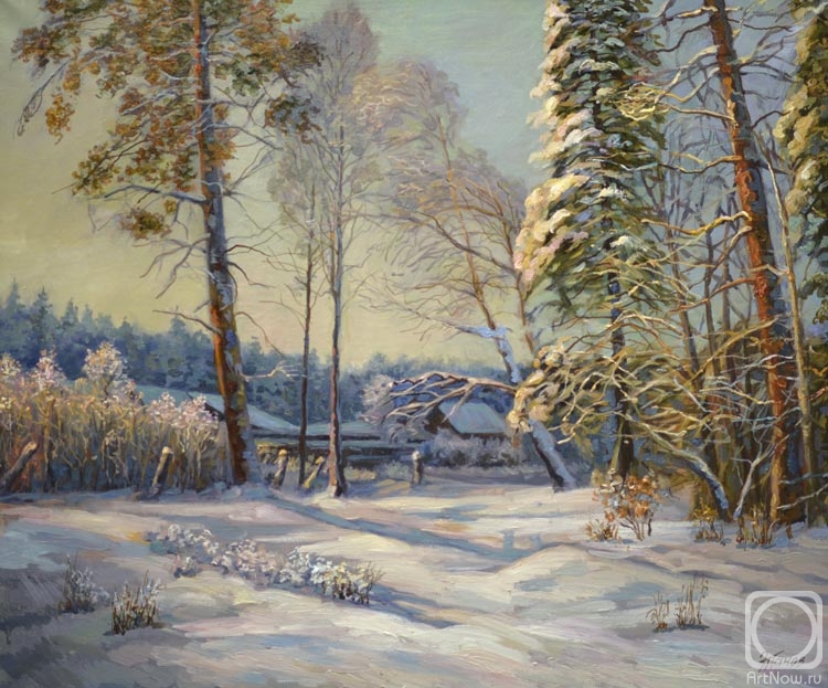 Panov Eduard. Winter. Beyond the outskirts