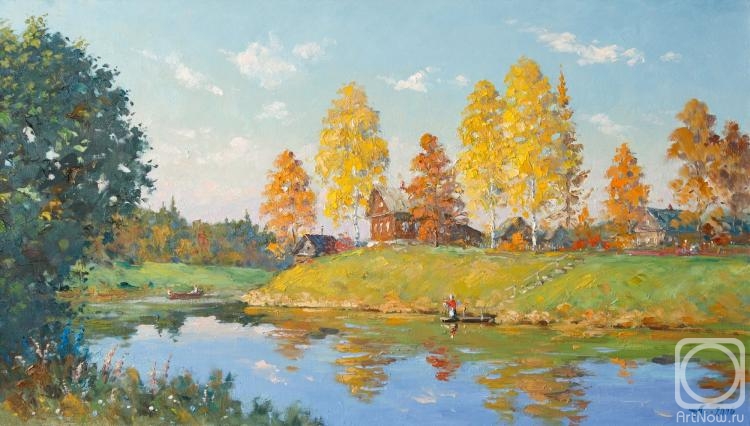 Alexandrovsky Alexander. Autumn. The Pasha River