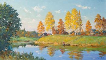 Autumn. The Pasha River. Alexandrovsky Alexander