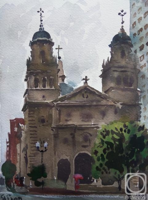 Dobrovolskaya Gayane. Gijon, San Jose Church, Alvarez Garaya Street