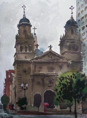 Gijon, San Jose Church, Alvarez Garaya Street. Dobrovolskaya Gayane