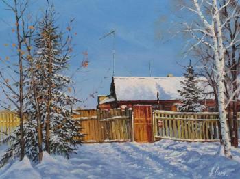 Winter Day. Wicket gate. Volya Alexander