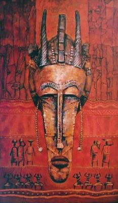 African Mask. Ilin Boris