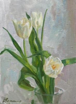 White tulips. Kharchenko Victoria
