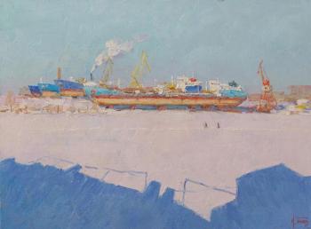 Картина «В порту приписки»