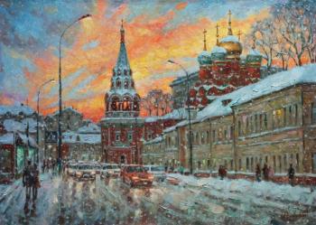 Razzhivin Igor Vladimirovich. The beauty of the winter sunset