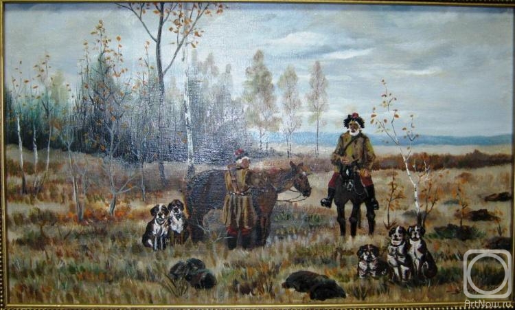 Usianov Vladimir. Hunting with hounds
