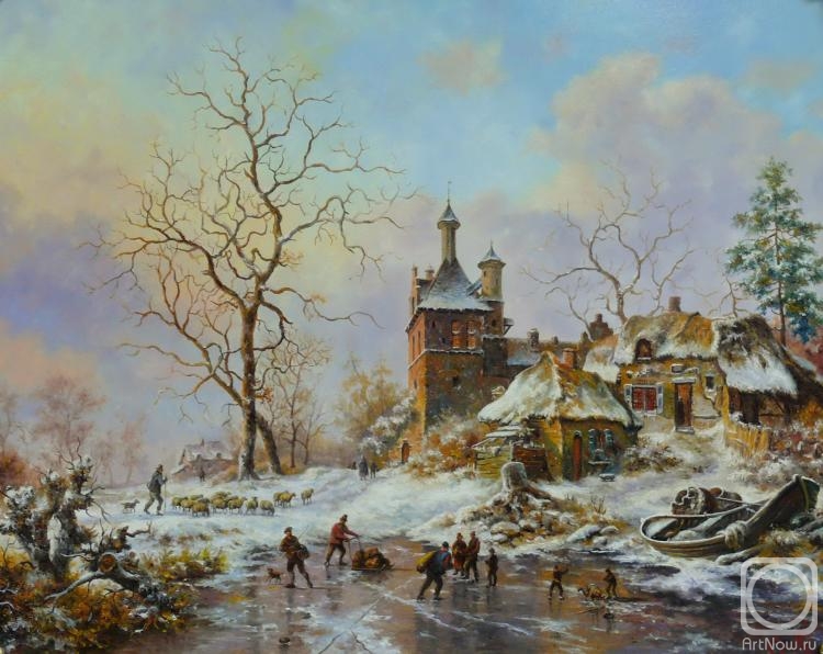 Iakushchenko Sergei. Winter in Holland