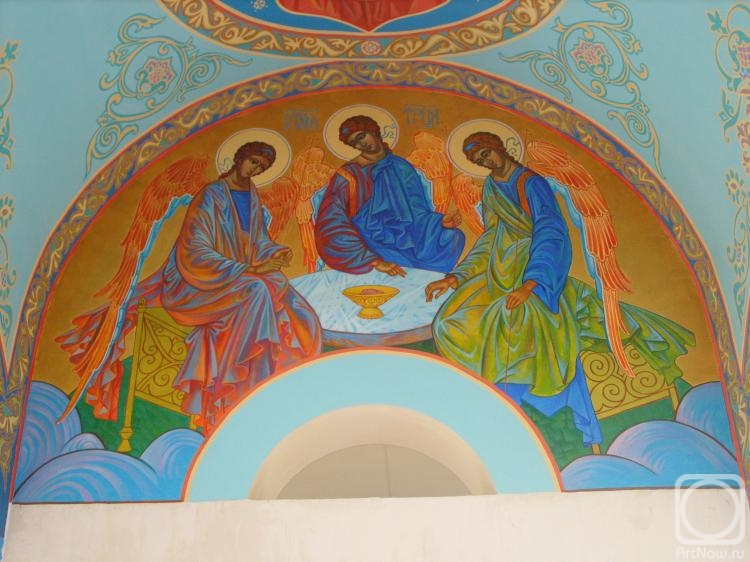 Nesterkova Irina. holy Trinity. Painting of the Church