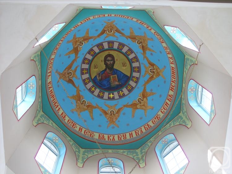 Nesterkova Irina. The dome of the Cathedral of Peter and Paul S. Volen - Adygea