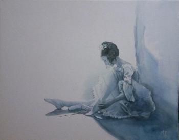 In a reverie (Ballet Watercolor). Zozoulia Maria