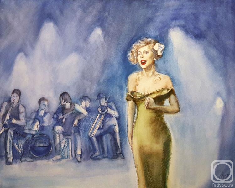 Zozoulia Maria. Performance on stage