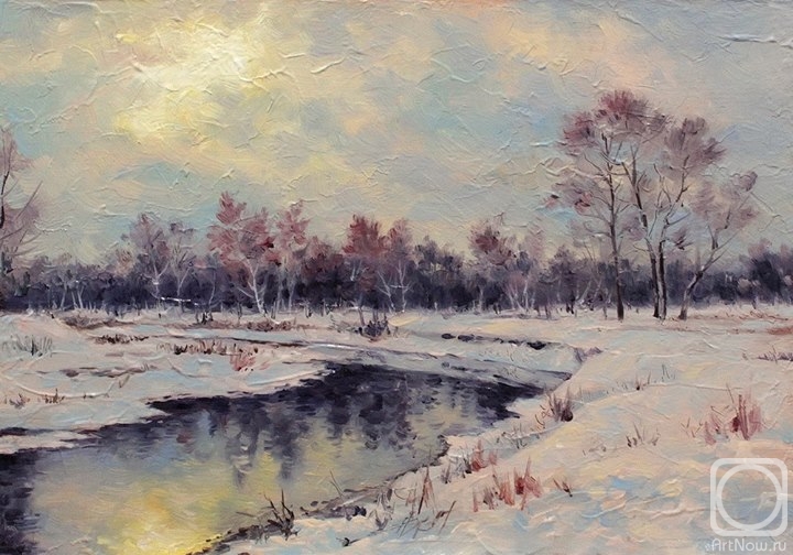 Volya Alexander. Spring river, Sketch