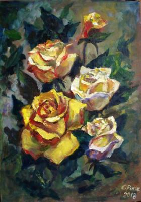 Tea roses. Ripa Elena