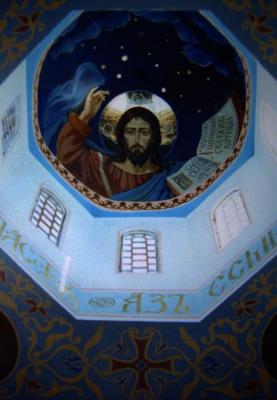 The dome painting Elias Church p. shedok. Nesterkova Irina