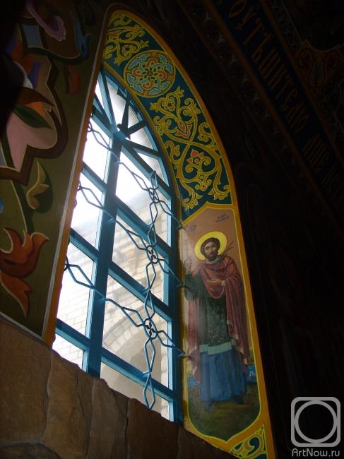 Nesterkova Irina. Painting the Windows of St. Nicholas Church in Labinsk