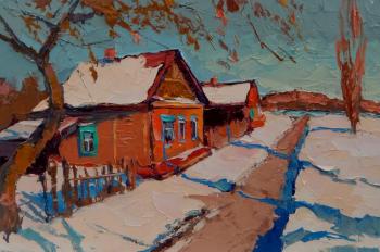 Картина «Мартовские улочки»