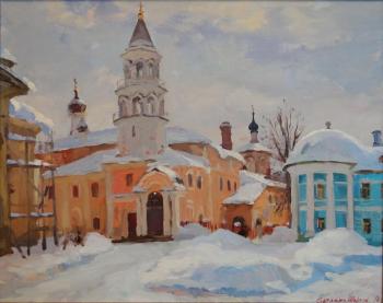 Shevchuk Svetlana . Bell tower of Boris and Gleb monastery
