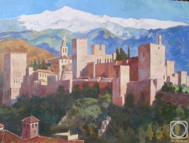 Lapovok Vladimir. Alhambra.View of the Sierra Nevada