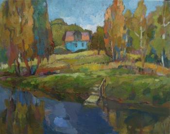 Autumn on the Klyazma River (River In Autumn). Bocharova Anna