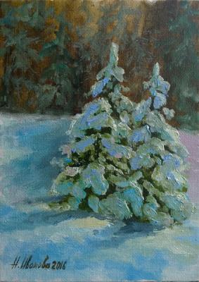 Christmas trees. Ivanova Nadezhda