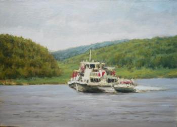 Steamboat on the Oka. Toporkov Anatoliy