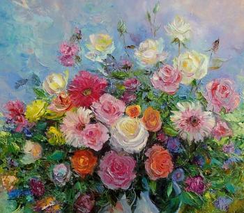 Romantic bouquet ( ). Ostraya Elena