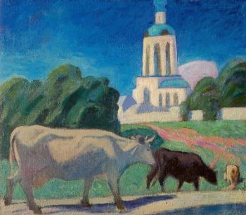 The monastic herd (Vladimir School Of Painting). Khabarov Valeriy