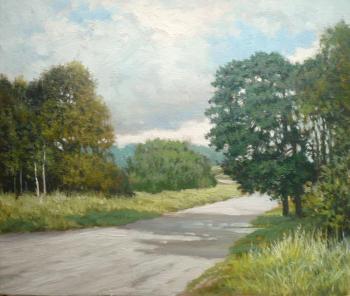 In summer. The road to the cottage. Toporkov Anatoliy