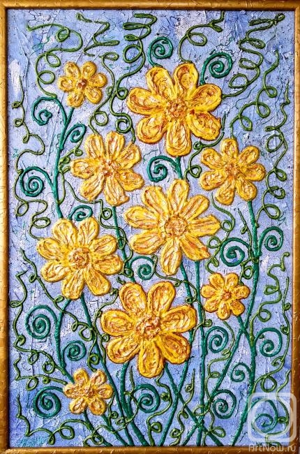 Kot Kseniia. Yellow flowers