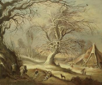 Winter Landscape", copy