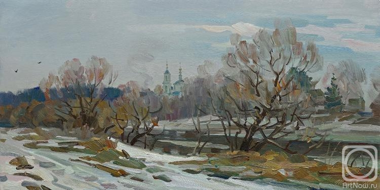 Zhlabovich Anatoly. Two banks of the Protva River