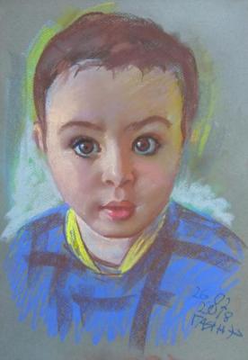Child from Oviedo from a photograph. Dobrovolskaya Gayane