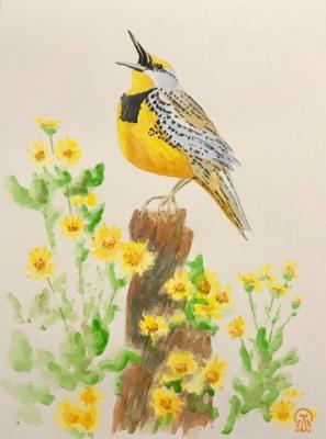 Yellow Bird. Lukaneva Larissa